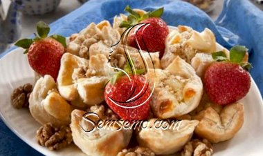 تشيز كيك الجوز بالشوكولاتة الشهي