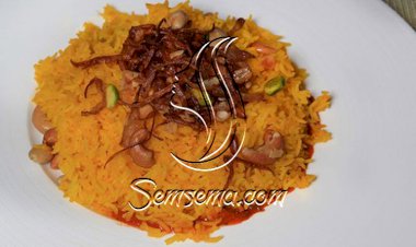 الرز البرياني مع صلصة البرتقال.. مبتكر وشهي