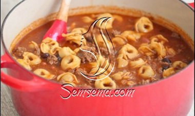 شوربة التورتيليني على الطريقة المكسيكية