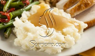 البطاطس المهروسة بـالجريفي صوص