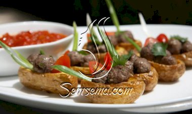 كاسات البطاطس المحشية