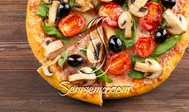 بيتزا الخضار الصحية