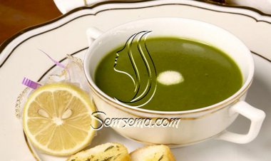 شوربة البازيلاء والكرفس لحمية صحّية