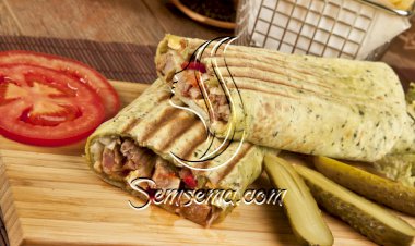 كريب بالدجاج والبشاميل