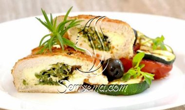 إحشي دجاج بالتبولة