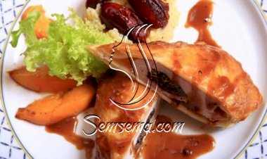 فطيرة دجاج بالفاكهة لنكهة غير تقليدية