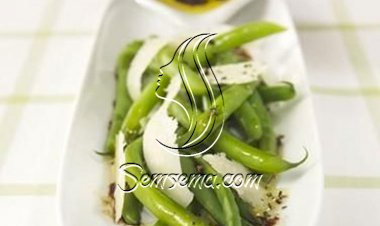 سلطة اللوبياء والبارميزان لرجيم صحي