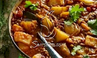 العدس الأحمر على الطريقة المغربية