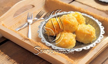 كرات البطاطس بالبشاميل المقرمشة