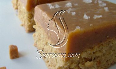 شرائح الشوفان بالكاراميل والزنجبيل الخفيفة والشهية