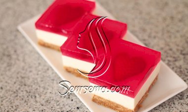 بسكويت بالجيلي واللبن الزبادي الشهي