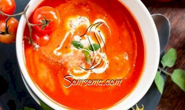 شوربة الطماطم بالكريمة