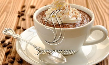 مهلبية بالقهوة والكريمة الشهية