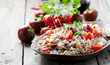 سلطة الرز البني من المطبخ الإيطالي