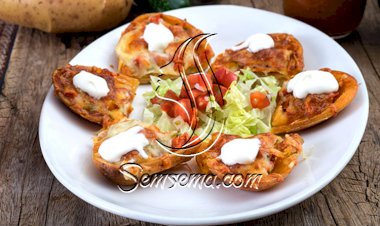 البطاطس المشوية من المطبخ المكسيكي