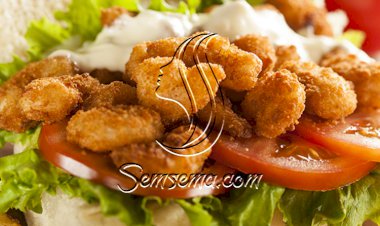 ساندوتش الجمبري المقلي