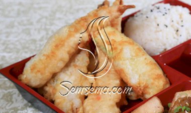 تمبورا بالخضار من المطبخ الآسيوي