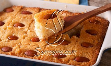 البسبوسة بدون زيت