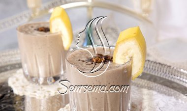 عصير الموز المثلج