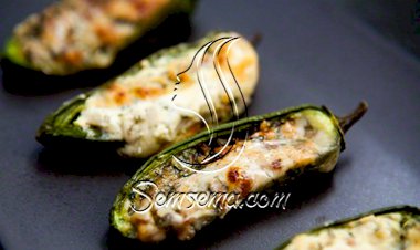 الهالابينو المحشو والمشوي