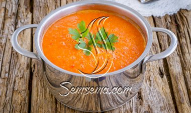 شوربة البصل والطماطم لرجيم صحي