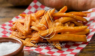 أصابع البطاطس الحلوة المقرمشة