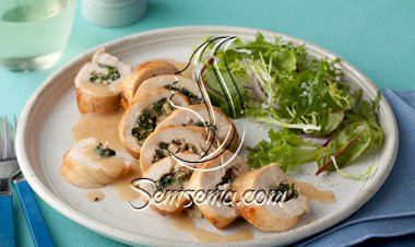 رولات دجاج محشوة بالجبن.. مبتكرة وشهية