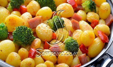 خضار متبلة مشوية بالفرن للرجيم