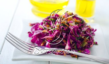 سلطة الملفوف الأحمر لرجيم صحي