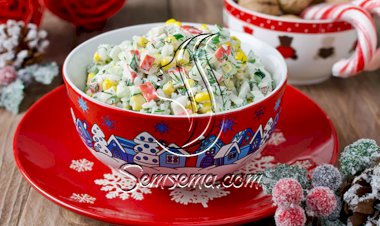 سلطة الذرة الشهية بالمايونيز