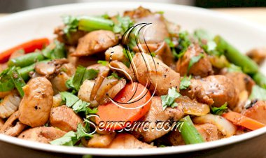 الخضار والدجاج على الطريقة الصينية لرجيمك