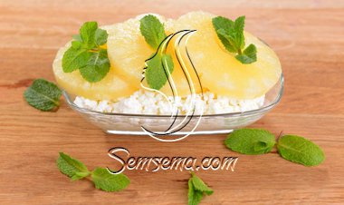 حلا الأناناس الشهي والبارد