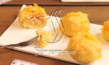 كرات التونة بالبطاطس