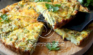 فطيرة بالبيض والبطاطا مشوية بالفرن للرجيم