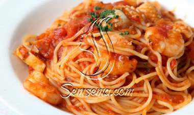 سباغيتي بالروبيان