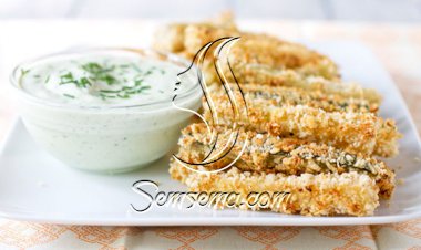 أصابع الكوسا المقرمشة