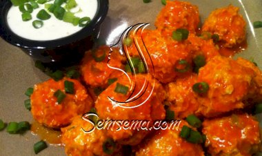 كرات الدجاج بصلصة بوفالو الشهية