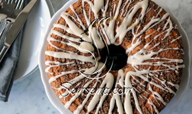 كيك القهوة باللبن الزبادي الشهي