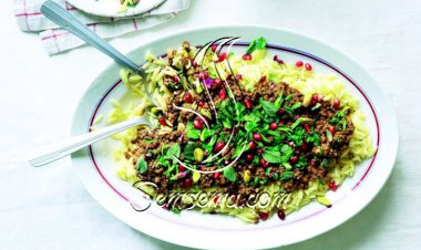 اليخنة مع معكرونة الأورزو