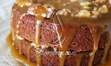 كيك الموز بالكراميل لضيافة مميزة