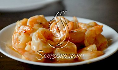 الروبيان بالعسل المشوي المبتكر