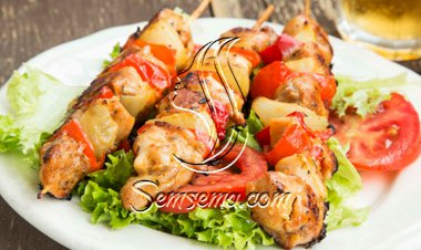 شيش طاووق شهي.. لحفلات الشواء