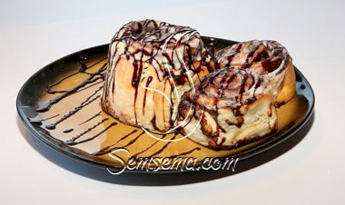 الســــينابـون بالشوكولاتة الذائبة