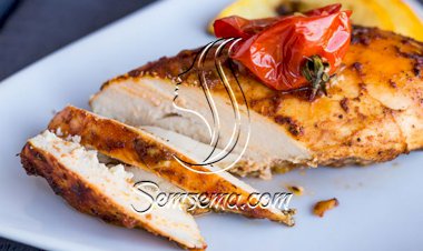 صدور الدجاج المتبلة لمرضى السكري