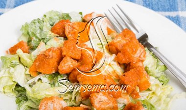 سلطة دجاج البوفالو