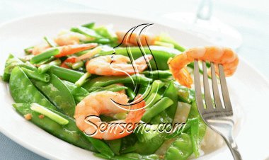 روبيان بالبابريكا مع الفاصوليا الخضراء للرجيم