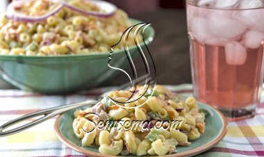 سلطة المعكرونة بجبنة الشيدر