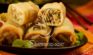 لفائف الدجاج بالخضار لمقبلات مميزة