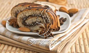 أسهل موكا كيك رول