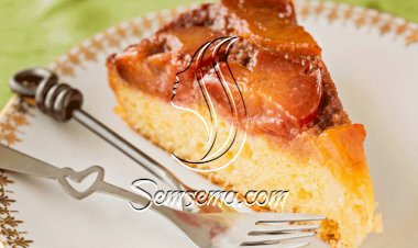 كيك الخوخ الشهي